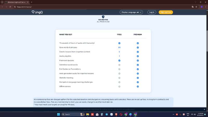 Nang cap tai khoan lingq gia re