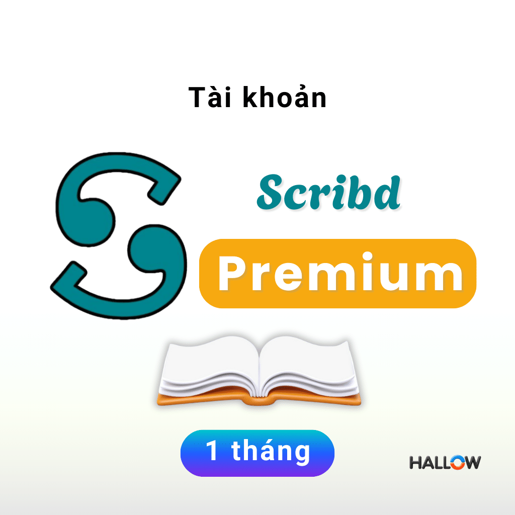 Tài Khoản Scribd Premium 1 tháng 1 Tài khoản Scribd Premium