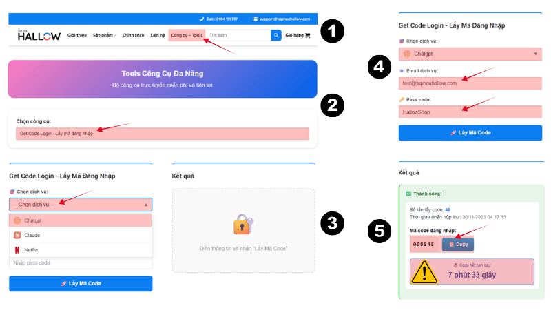 hướng dẫn lấy mã code đăng nhập chatgpt